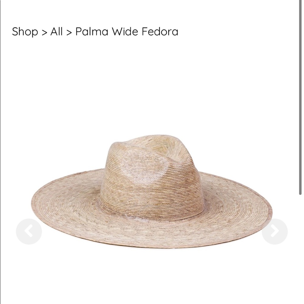 Lack of color Palma wide fedora
